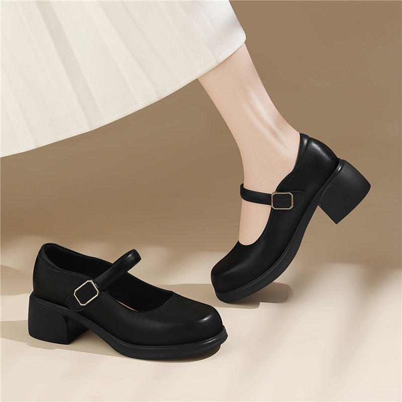 Damen Slingback Schuhe Bequem Plateau High Heel Elegante