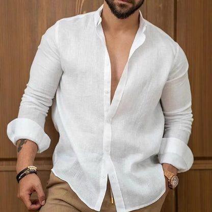 Leinenhemd Herren Sommer Leicht Berlin Style
