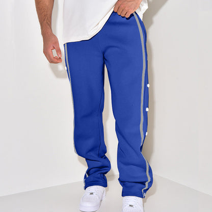 Herren Sporthose Bequem Knopfleiste Sportlich