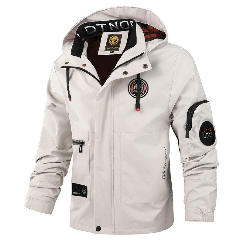 Herren Winterjacke Technisch Wasserdicht Schwarz - BerlinGlamour