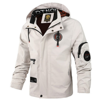 Herren Winterjacke Technisch Wasserdicht Schwarz - BerlinGlamour