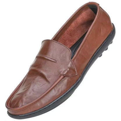 Damen Mokassins Weiches Leder Rutschfest Elegante Schuhe