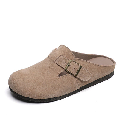 Damen Clogs Bequem Schnallenverzierung Mode Schuhe