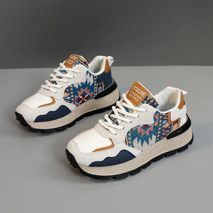 Damen Sneaker Sportlich Mesh Atmungsaktiv Tribal