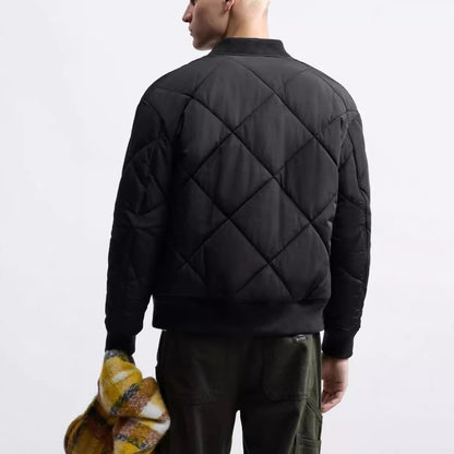Herren Steppjacke Sportlich mit Taschen