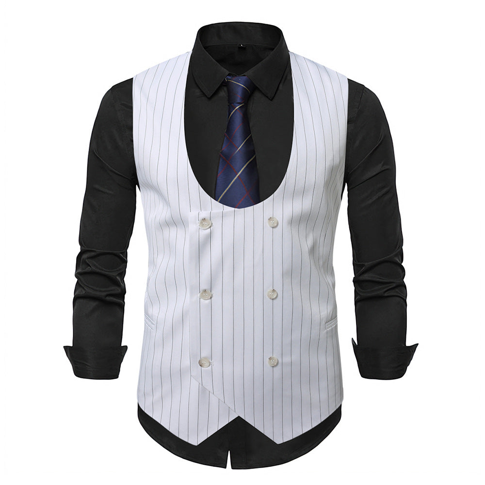 Herren Weste Strick gestreift Elegante Mode