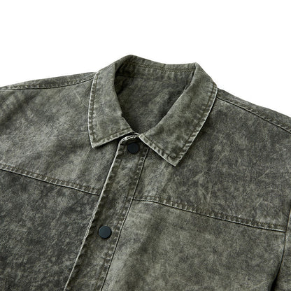 Herren Denimjacke Lässig Mit Taschen Casual