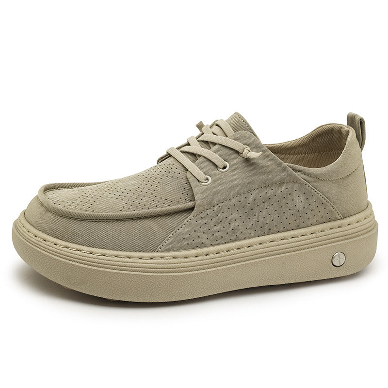 Damen Sneaker Bequem Atmungsaktiv Perforiert