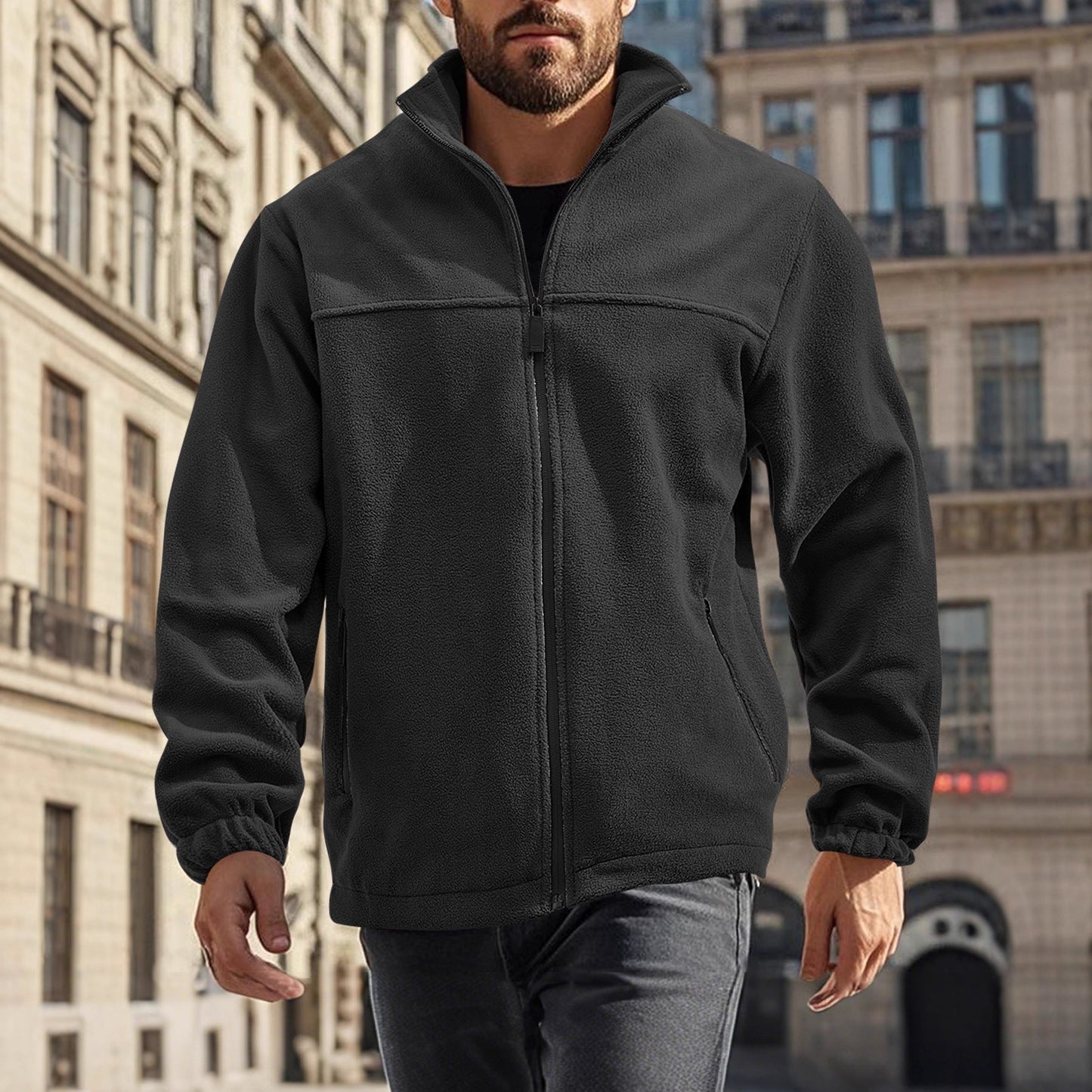 der neue Titel: BerlinGlamour Herren Fleecejacke - BerlinGlamour
