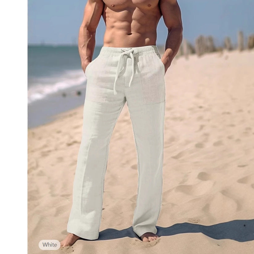 Bequeme Herren Leinenhose Sommerlich Elegant