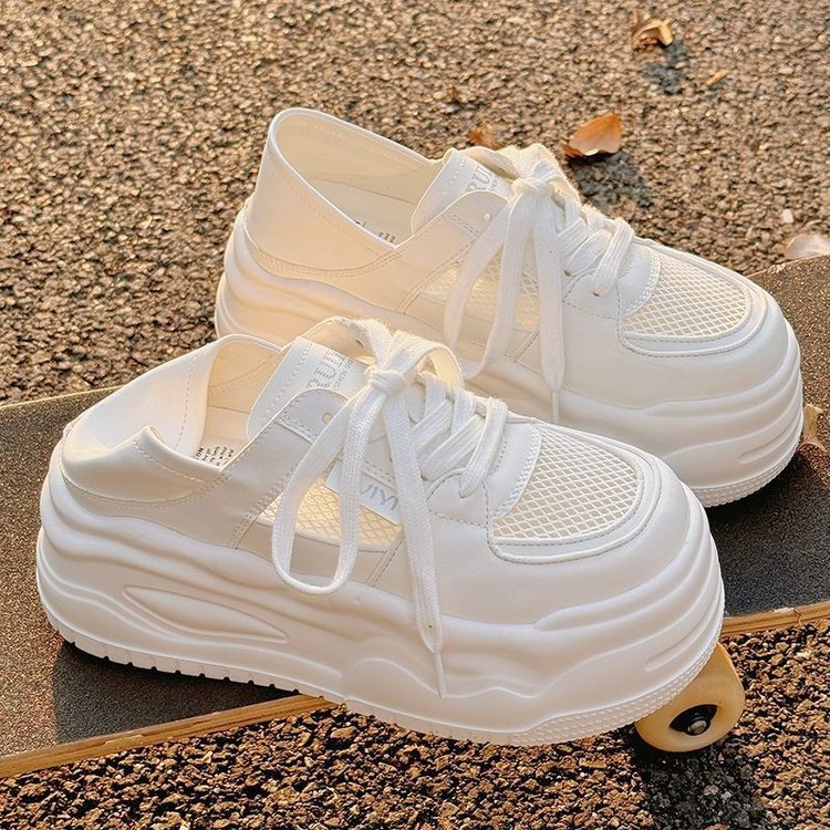 Damen Sneaker Chunky atmungsaktiv Mesh Sohle Weich