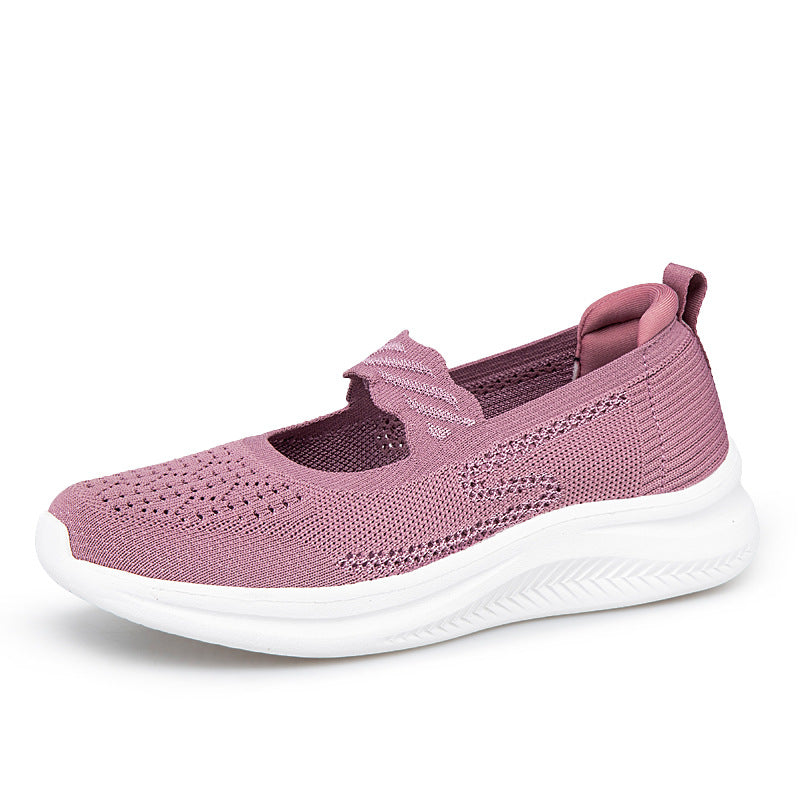 Damen Fitnessschuhe Atmungsaktiv Elastisch Laufschuhe Sportmodell