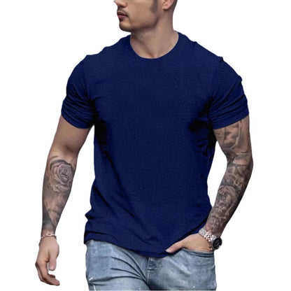 Bequemes Herren T-Shirt mit Struktur Optik