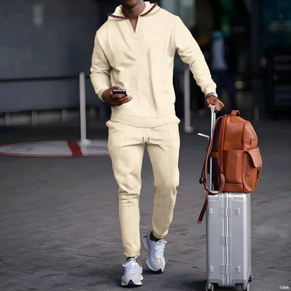 Herren Sportsatz Kapuzenpullover Atmungsaktiv Sportlich