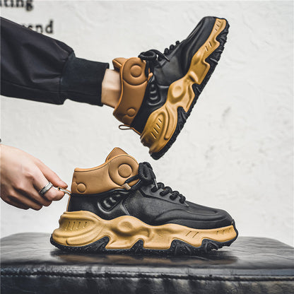 Damen Sneaker Bequem Chunky Sport Schuhe Rutschfest Modern