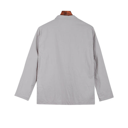 Herren Leinenjacke Lässig Sommerlich Elegant