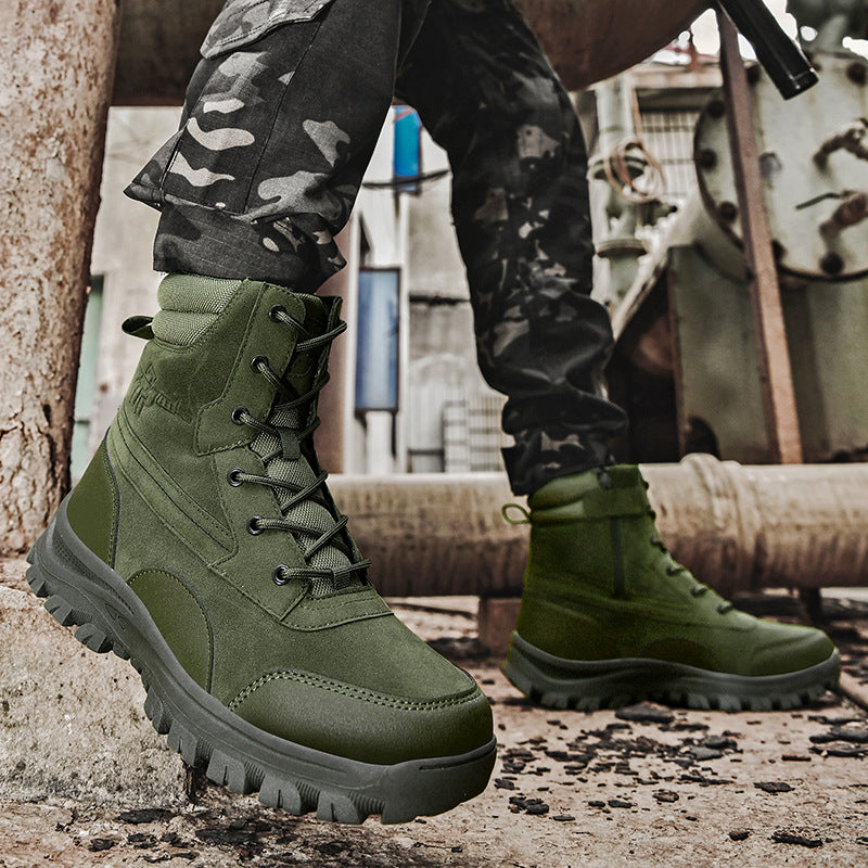Herren Stiefel Einsatzstiefel Rutschfest Atmungsaktiv