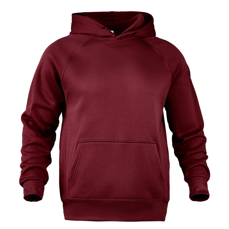 Herren Kapuzenpullover Lässig Raglan Ärmel Modern