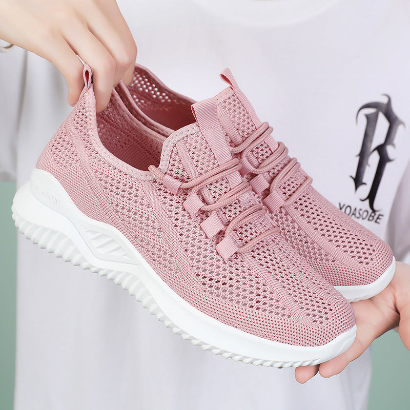 Damen Sneaker Fitnessschuhe Atmungsaktiv Flexibel - BerlinGlamour
