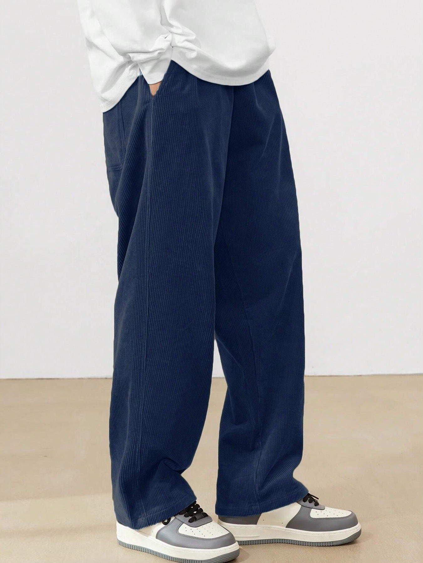 Herren Cordhose Bequem Weich Komfortabel