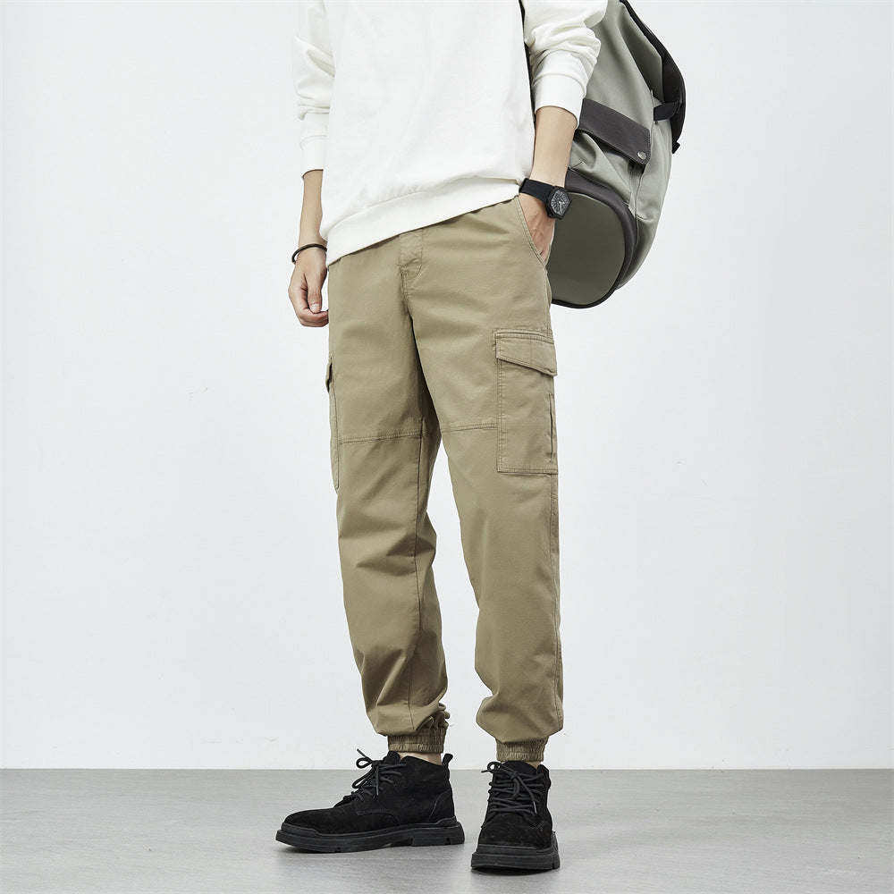 Herren Cargo-Hose Elastisch Verstellbar Bequem