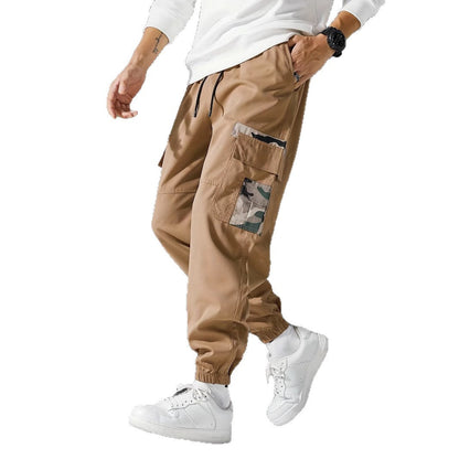 Herren Cargo-Hose Modern Mit Vielen Taschen