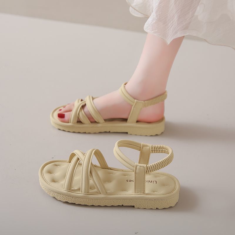 Bequeme Damen Sandalen Elastisch Komfortabel Sommer