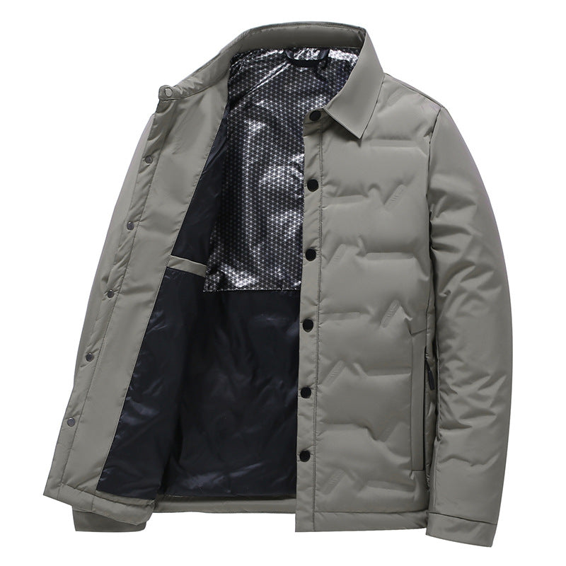 Isolierte Herren Steppjacke Warm Wasserabweisend
