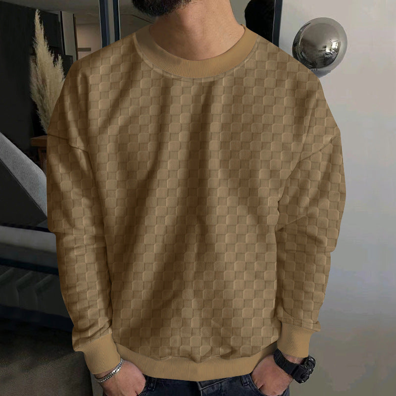 Herren Sweatshirt Modern Lässig Strukturiert