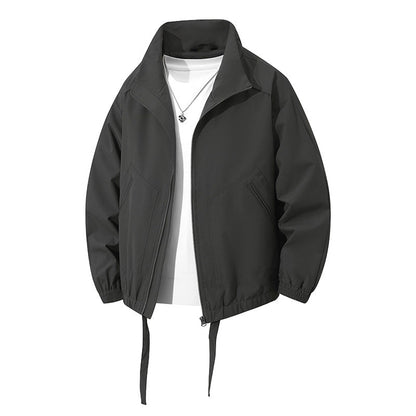 Herren Freizeitjacke Leicht Elastisch Mit Taschen