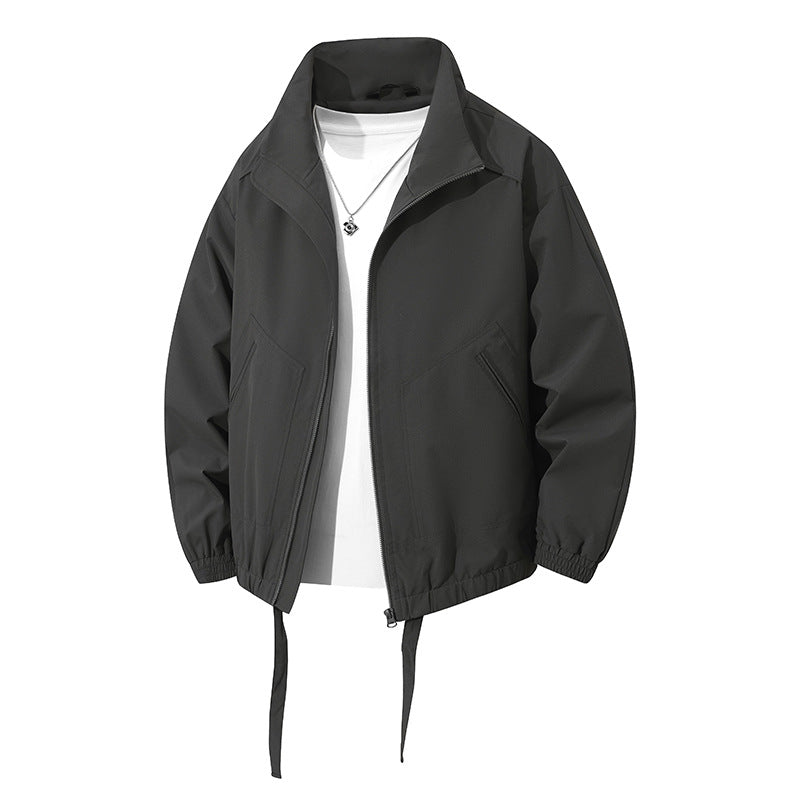 Herren Windbreaker Jacke Sportlich Elastisch Mit Taschen