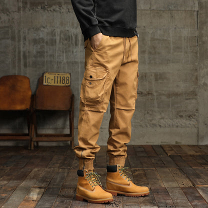 Herren Cargo-Hose Elastisch Multifunktional Taschen - BerlinGlamour