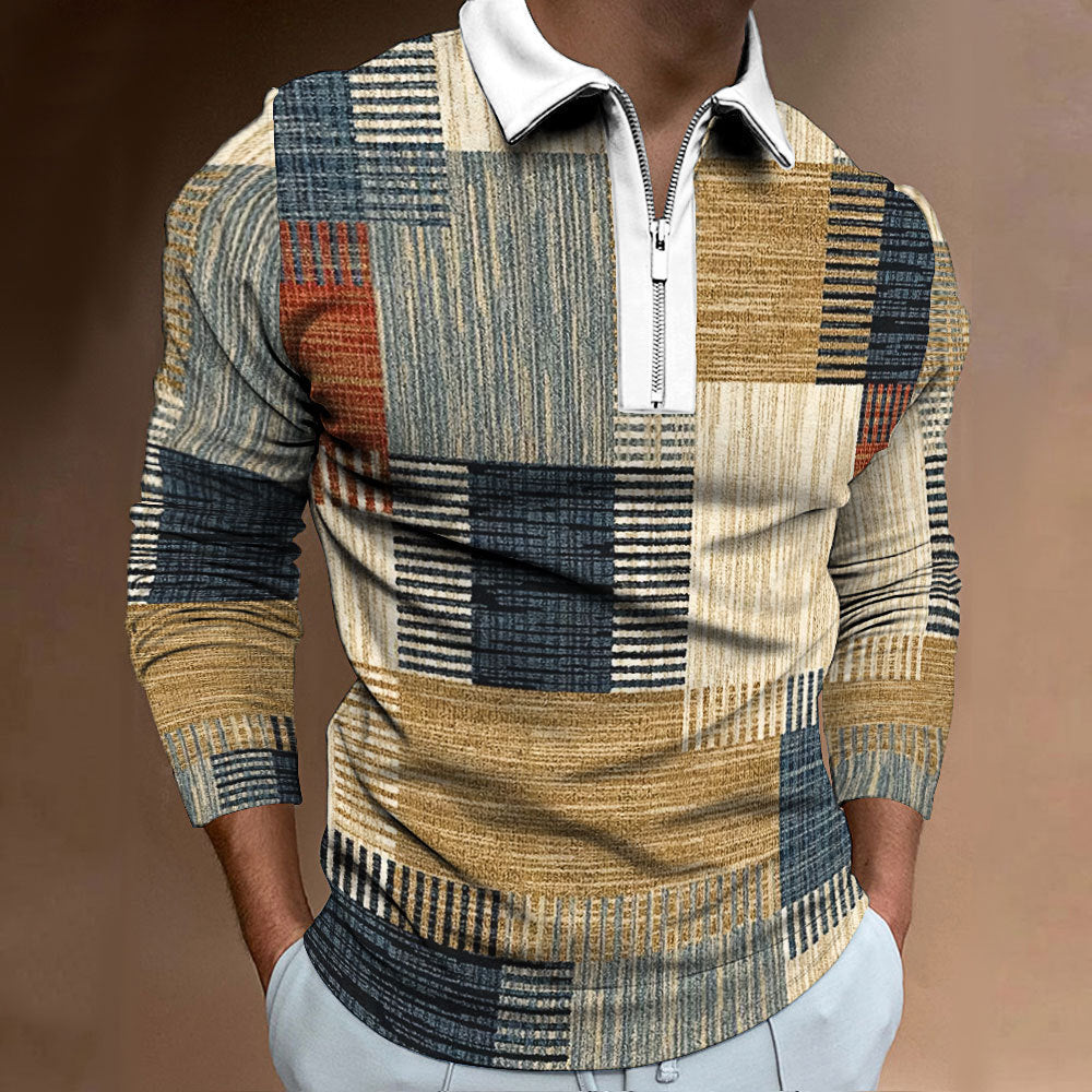 Herren Poloshirt Modern Trendig Berlin Grafikdesign - BerlinGlamour