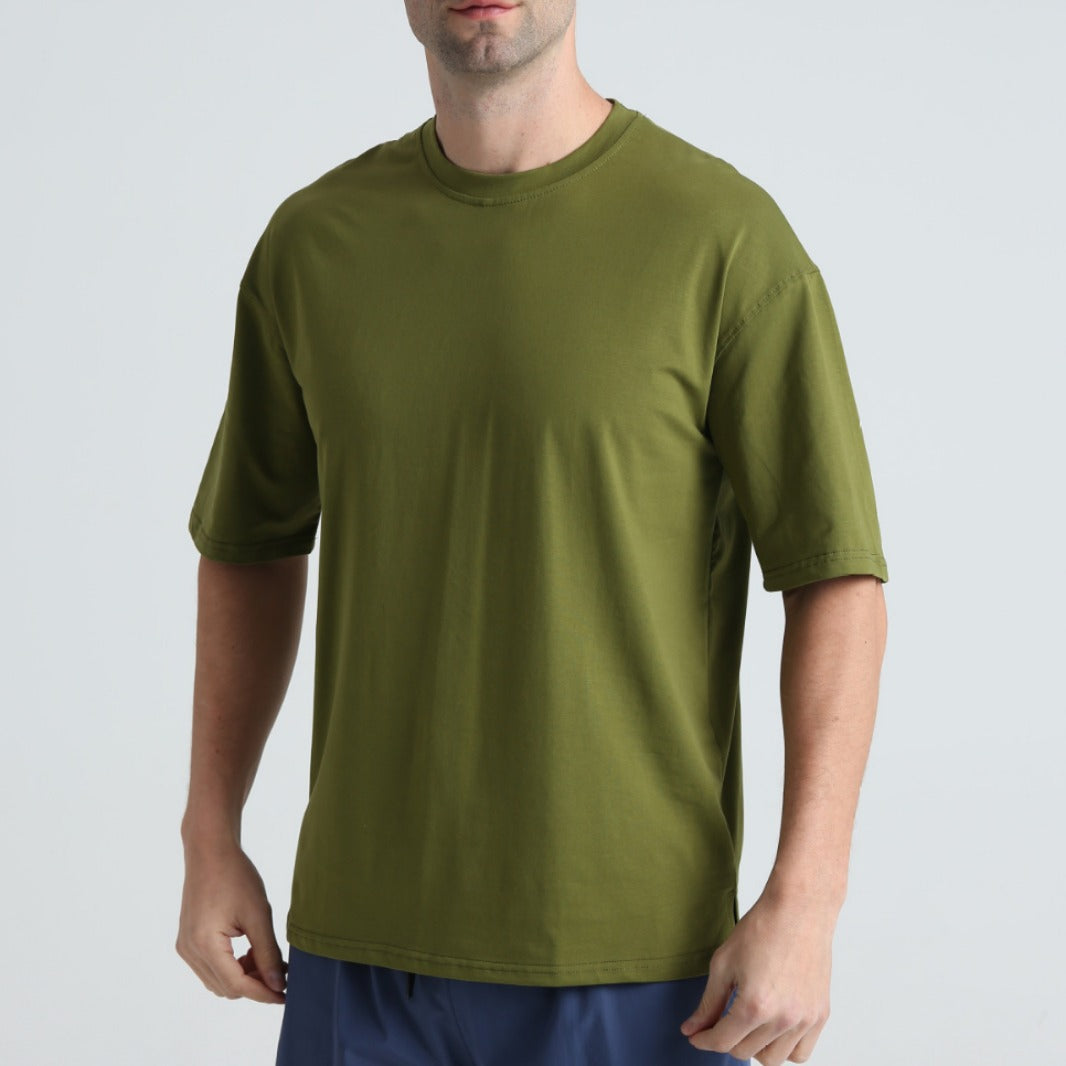 Herren T-Shirt Bequem Loose Fit aus Baumwolle