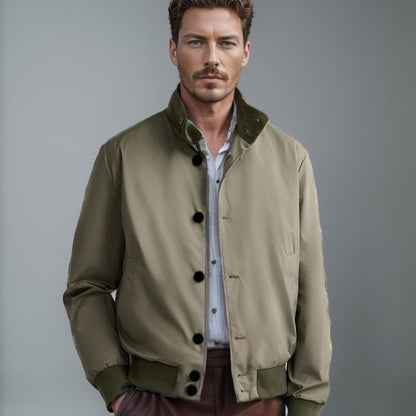 Herren Übergangsjacke Modern mit hohem Kragen