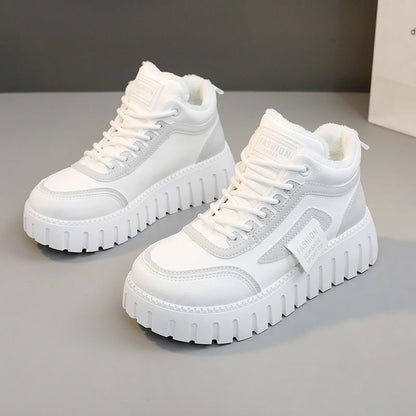 Damen Sneaker Chunky Weich Bequem Robust