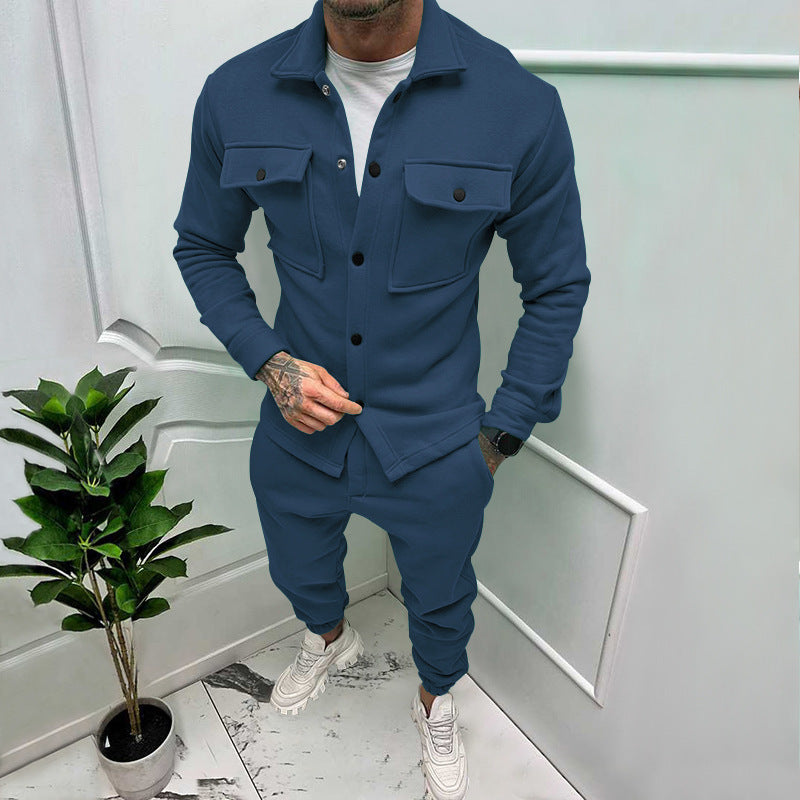 Herren Freizeitanzug Modern mit Taschen Casual