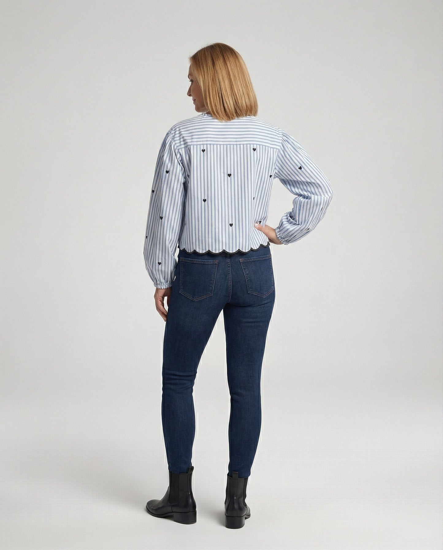 Damen Bluse Weit Schnitt Komfortabel Elegant