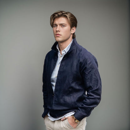 Herren Übergangsjacke Leicht Sommerjacke Modern - BerlinGlamour