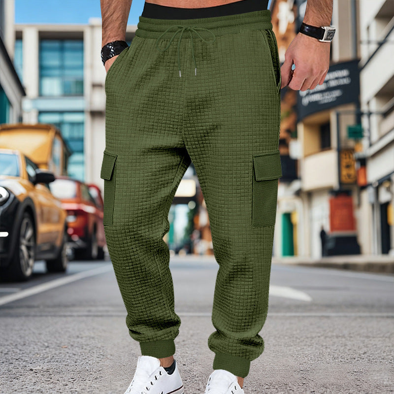 Herren Cargo-Hose Freizeit Sportbegeistert Grün