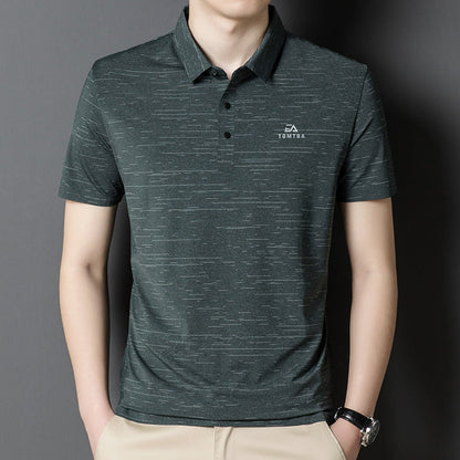 Herren Polohemd Strukturiert Modern Slim Fit