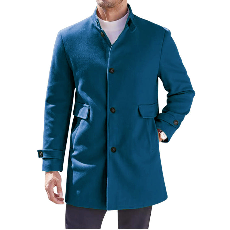 Herren Übergangsmantel Wollmix Modern Schwarzwälder Stil - BerlinGlamour