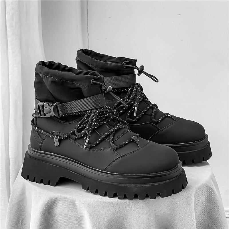 Damen Winterstiefel Strapazierfähig Warm Mit Klettverschluss - BerlinGlamour