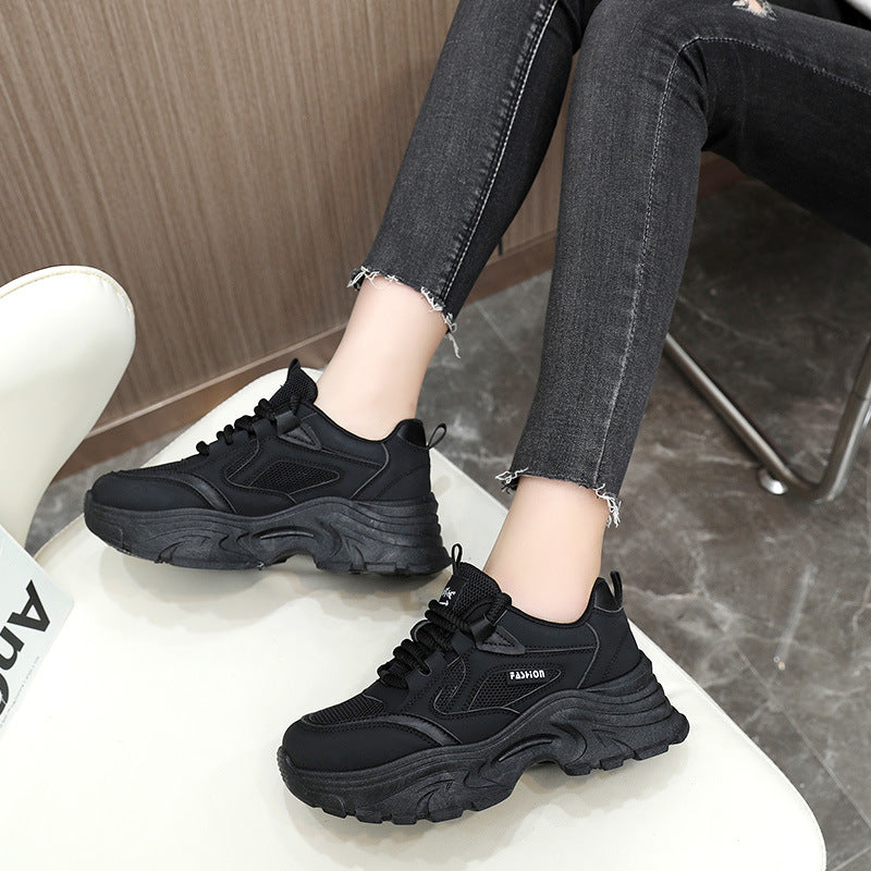 Damen Sneaker Chunky atmungsaktiv Laufschuhe Sportlich