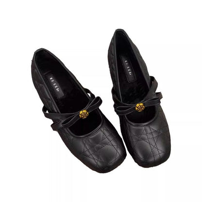 Damen Ballerinas Elegantes Design mit Riemchen