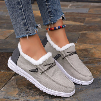 Warme Schuhe Frauen Winterstiefel Lässig