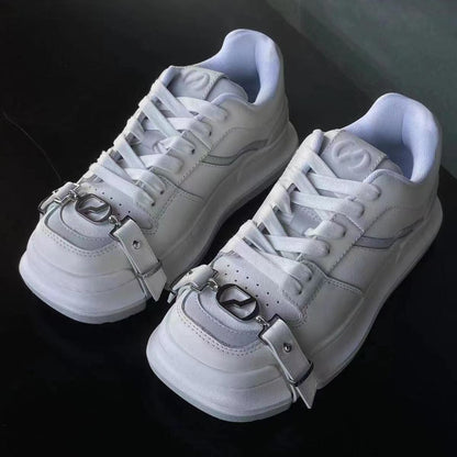 Damen Sneaker Schnallenverschluss Modern Sportlich