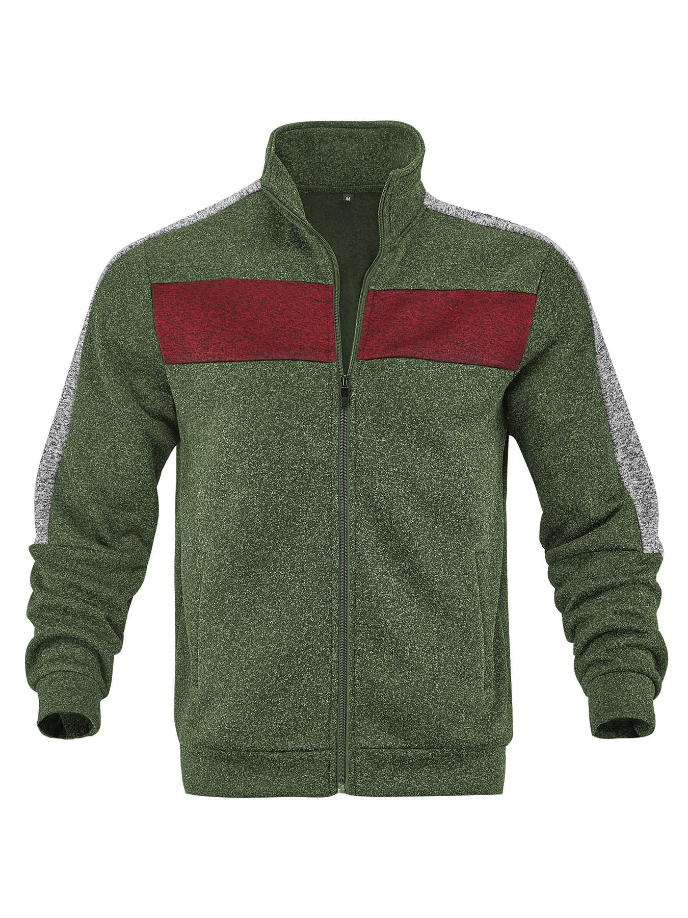 Herren Fleecejacke Sportlich Reflektierend Warm