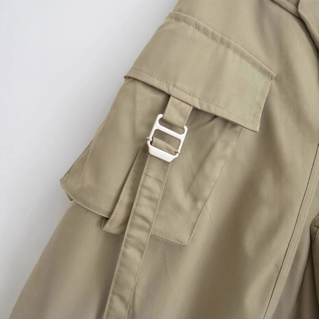 Damen Cargo-Hose Praktisch mit Taschen und Elegantem Schnitt