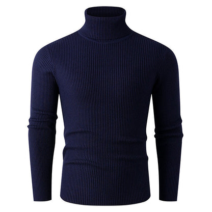 Herren Rollkragenpullover Eleganter Strick Pullover Modern